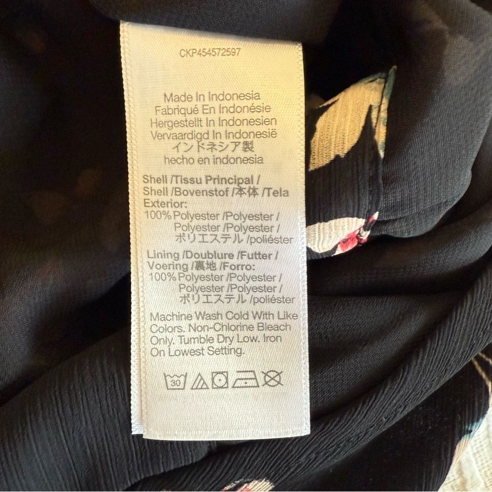 Madewell Floral Wrap Blouse M - Picture 6 of 8